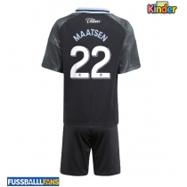 Aston Villa Ian Maatsen #22 Auswärts Trikotsatz Kinder 2025-26 Kurzarm (+ Kurze Hosen)